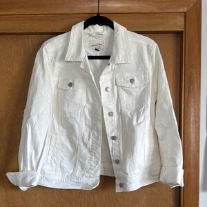 Classic White Denim Jacket